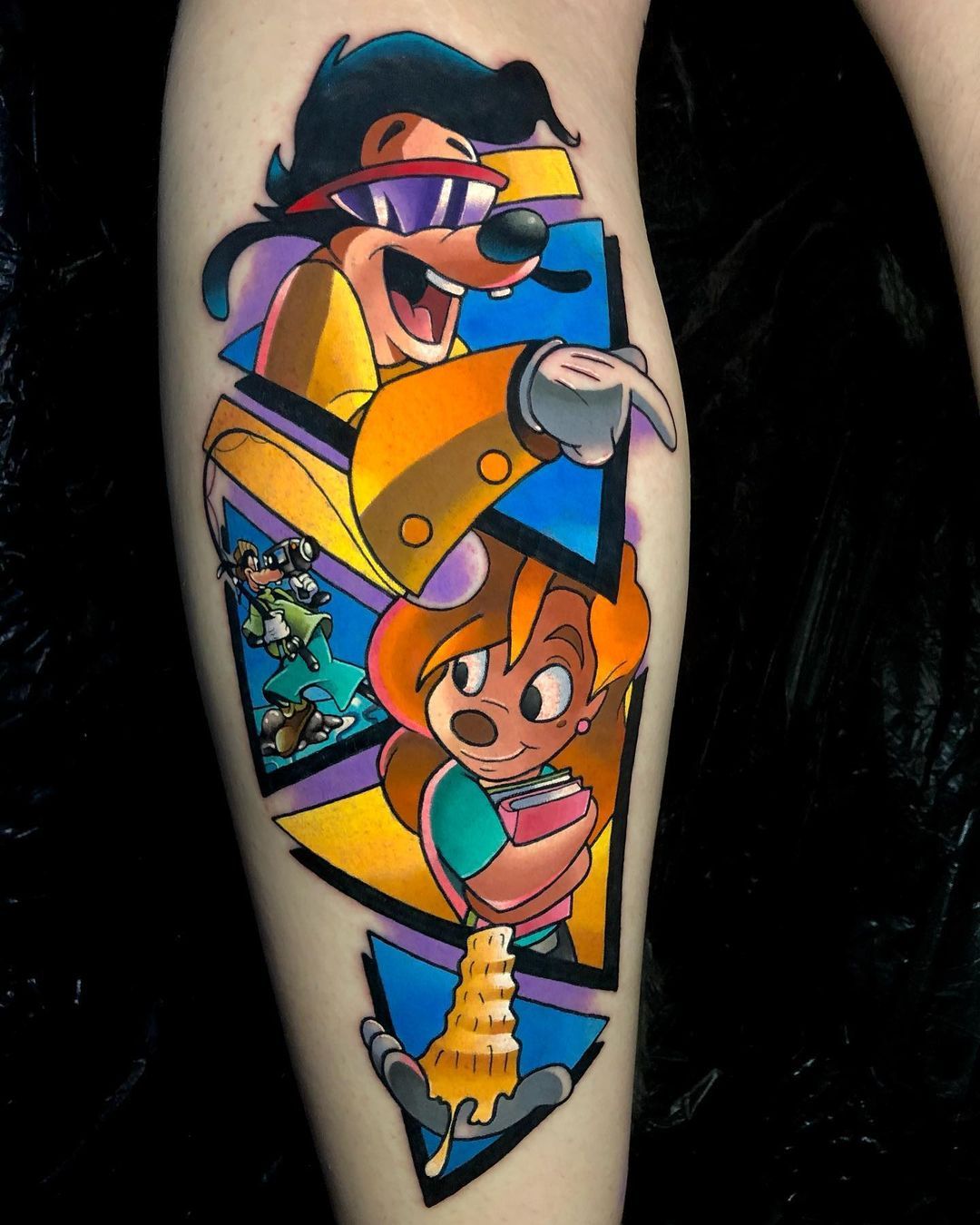 Stand Out A Goofy Movie done by Chris at Kulture Shock in SLC Utah  r tattoos