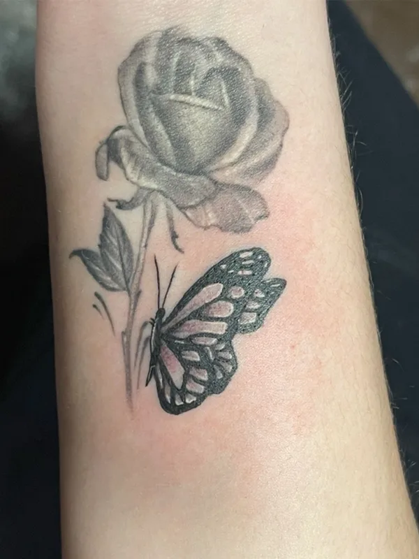 black and grey black and grey Tatuaggio su forearm #42344 | Tatuatore Arcangel Villanueva Tattoos