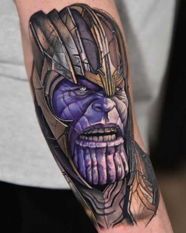 Realism Character tattoo on Forearm