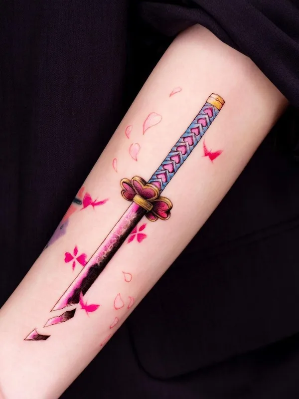 color illustrative tattoo auf forearm #42385 | Tätowierer Doggiett