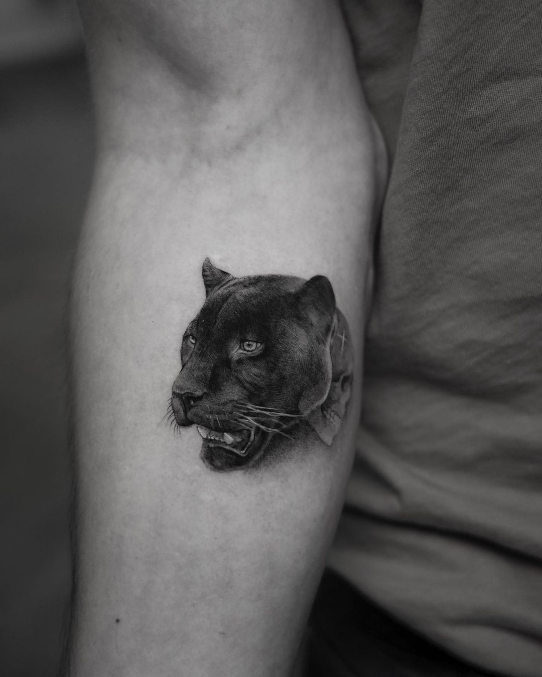 Black Gold Tattoo Co - ⬛ 🐈 Black Panther Tattoo By @djpush2003 Realism or  Illustrative? Book your Consult 587-520-4653 | Facebook