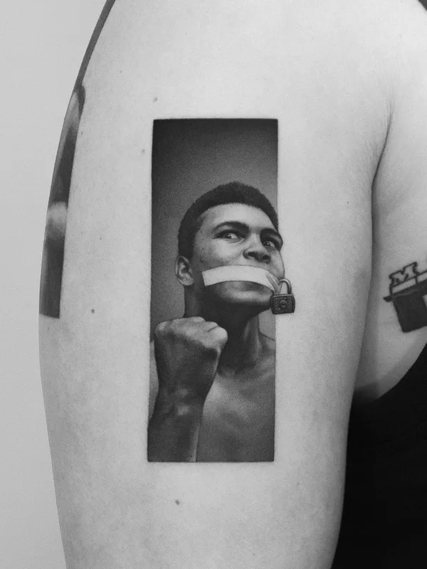 black and grey black and grey Tatuaggio su upper arm #42466 | Tatuatore Pawel Indulski