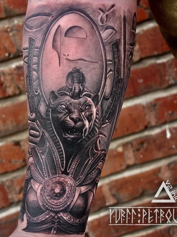 black and grey black and grey 타투 부위 forearm #42503 | 타투이스트 Yurii Petrov Tattoo