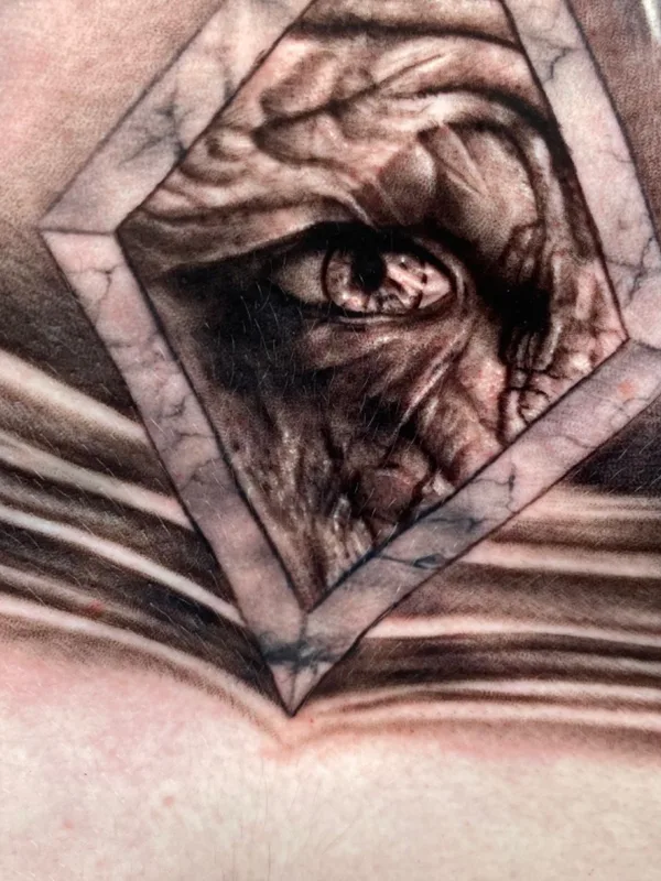 black and grey realism 타투 부위 chest #42502 | 타투이스트 Yurii Petrov Tattoo