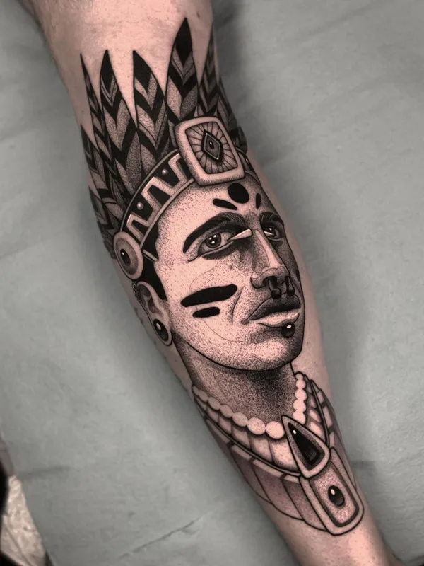 black and grey black and grey татуировка на forearm #42535 | Тату мастер Zach Donn