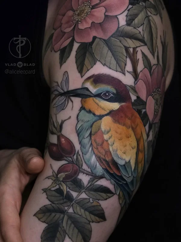 color realism татуировка на upper arm #42597 | Тату мастер Алиса Леопард