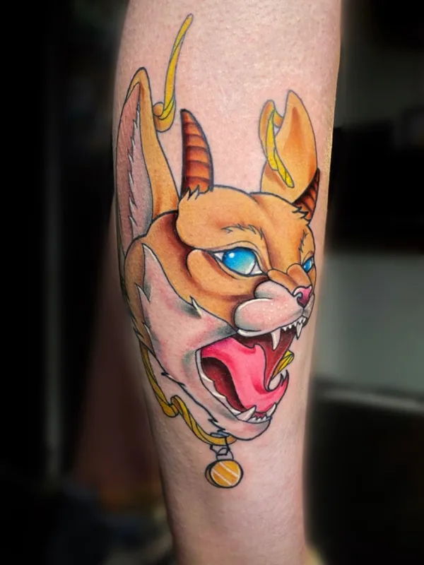 color new school tattoo auf forearm #42607 | Tätowierer Захаров Сергей 