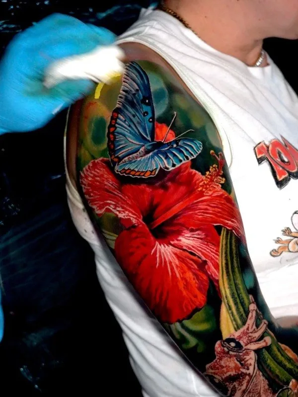 color realism 타투 부위 full sleeve #42619 | 타투이스트 Victor Garcia