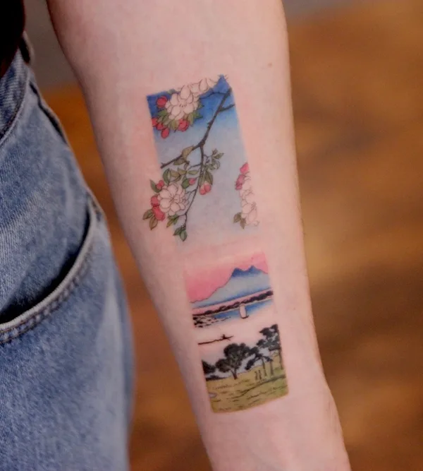 color japanese Tatuaggio su forearm #58885 | Tatuatore Sodam