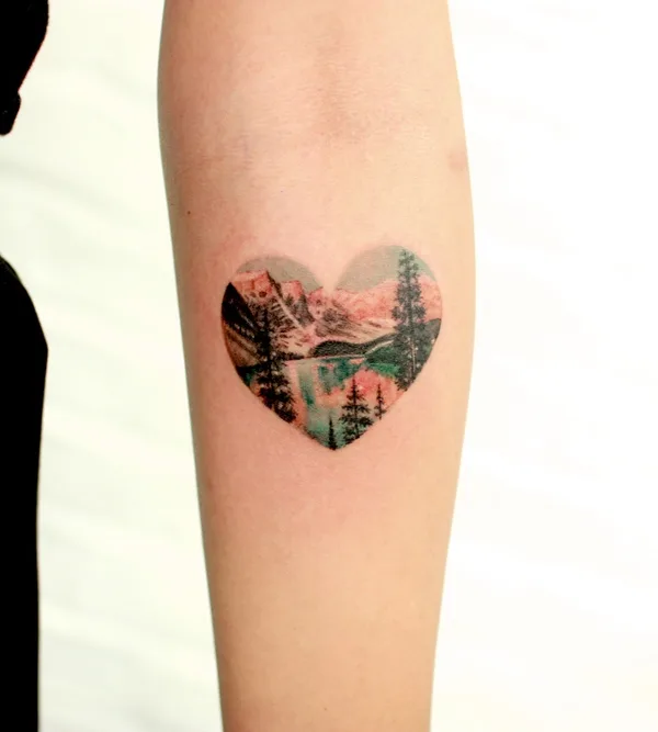 color watercolor Tatuaggio su forearm #58881 | Tatuatore Sodam