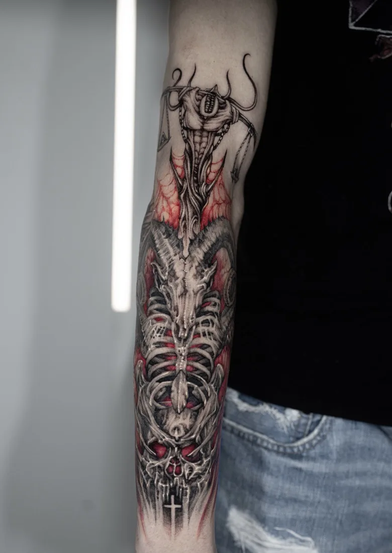 mixed style tattoo - artist Park tattooer