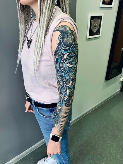 Тату эскиз #59162 Тату мастер Никита Степаненко VikingTotem