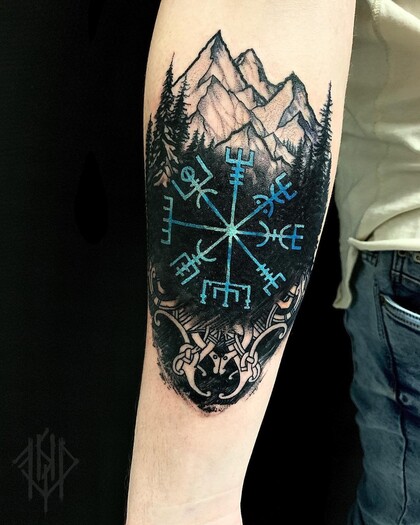 Тату эскиз #59183 Тату мастер Nikita Stepanenko VikingTotem