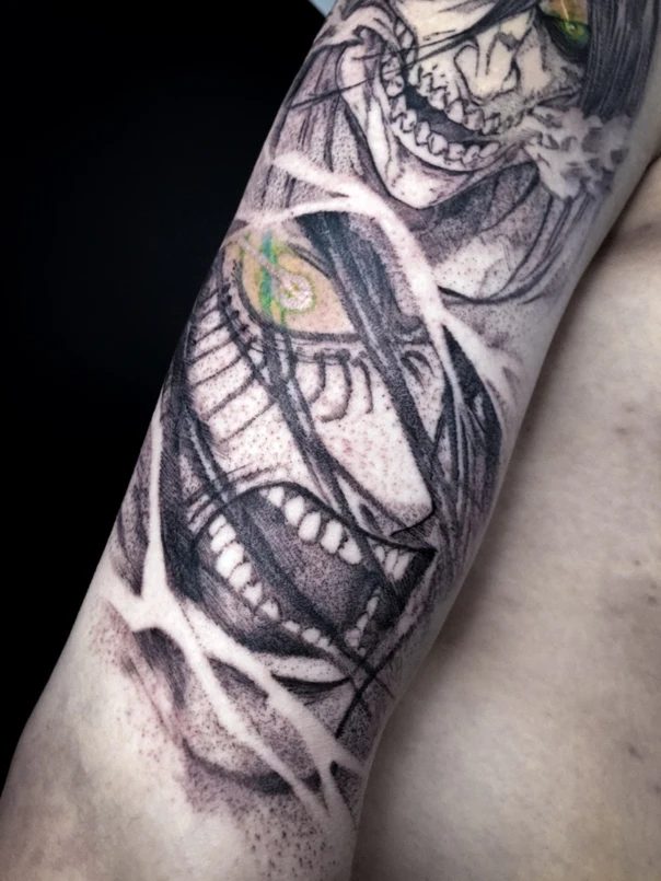 Аниме Anime, Face tattoo на Предплечье
