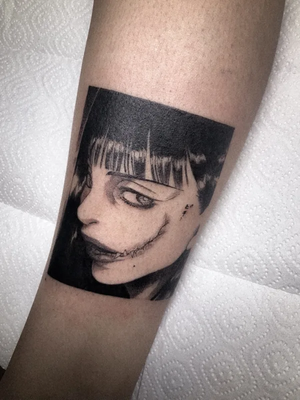 female black blackwork татуировка на forearm #59258 | Тату мастер EKYS ONE