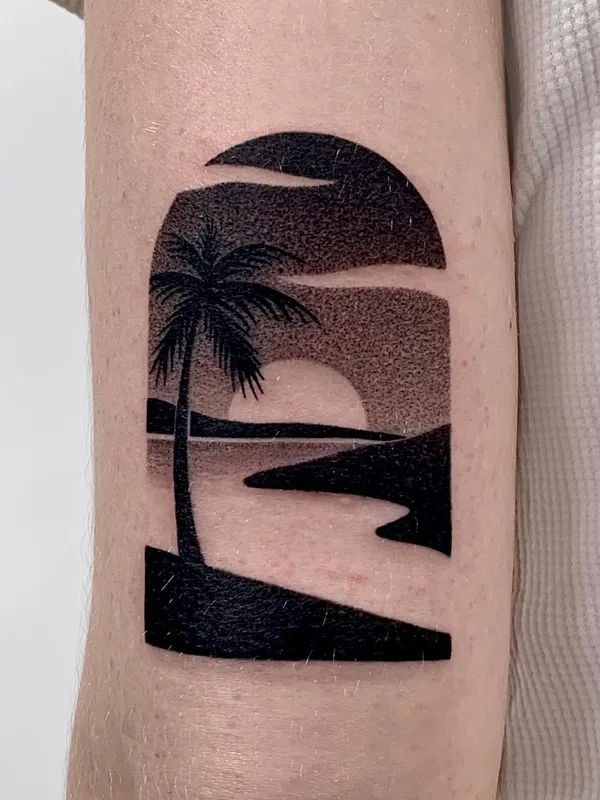 black and grey blackwork татуировка на forearm #59339 | Тату мастер velco.tattoo