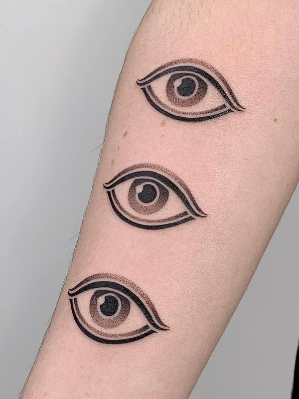 black and grey linework татуировка на forearm #59340 | Тату мастер velco.tattoo