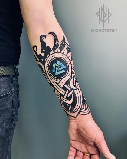 Тату эскиз #73340 Тату мастер Nikita Stepanenko VikingTotem