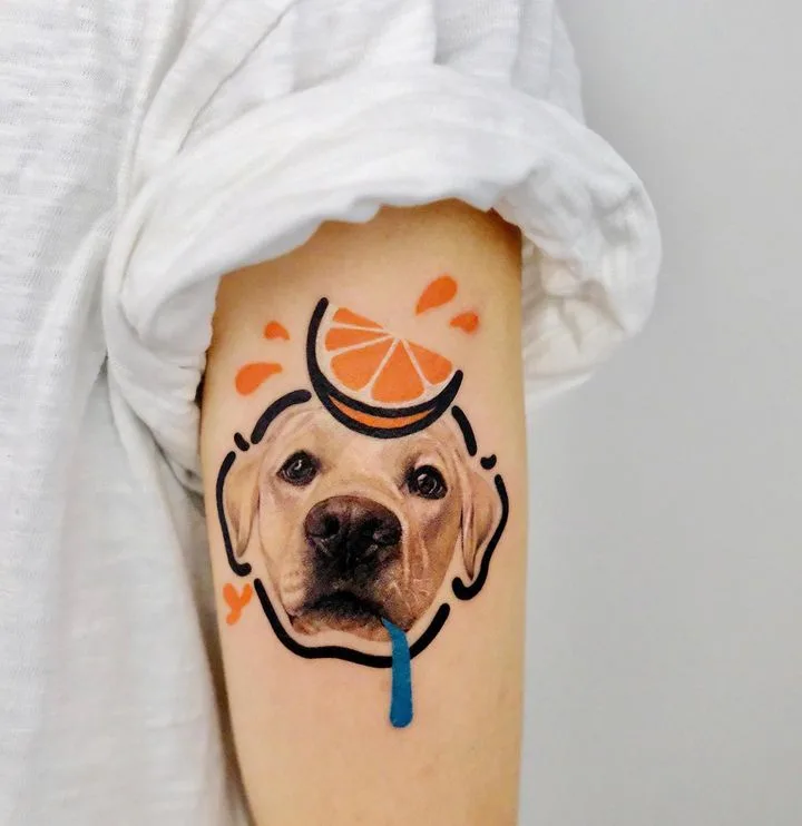 @fattie_tao: Tattooing the Beloved Animal Companions with a Unique Blend of Realism and Illustration - image 5