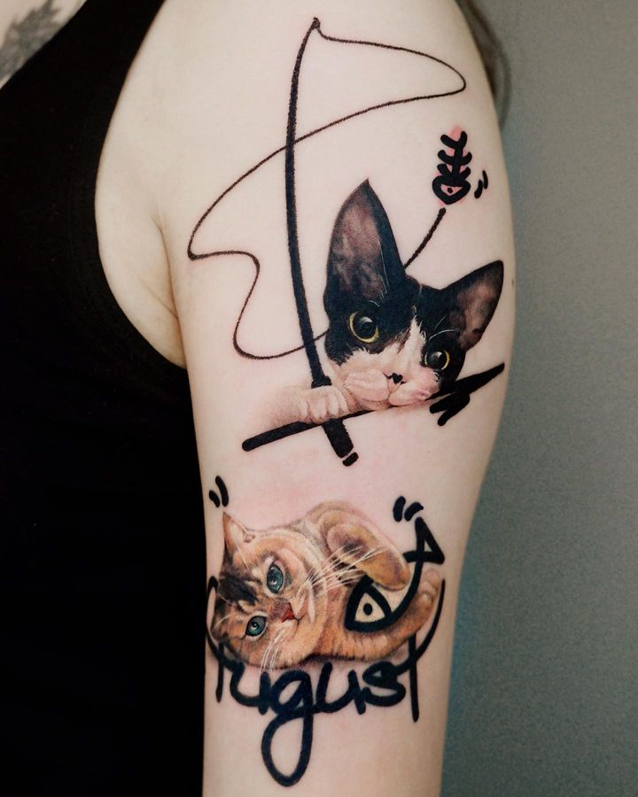 Татуировки со священными животными