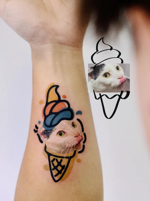 color illustrative татуировка на forearm #73530 | Тату мастер fattie_tao
