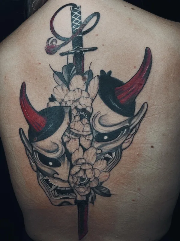 color japanese 纹身 在 upper back #73566 | 纹身师 Саша Лихотворик