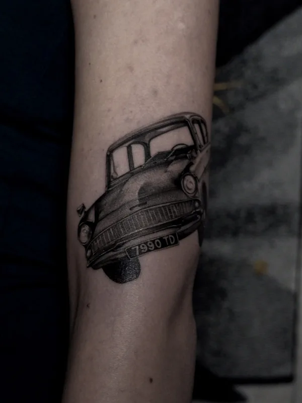 black and grey black and grey татуировка на forearm #73847 | Тату мастер Егор Филиппов