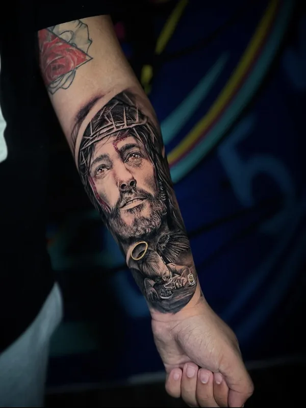 black and grey realism tattoo on forearm #73991 | Tattoo Artist Hony Casar