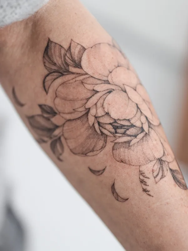 black botanic 타투 부위 forearm #73997 | 타투이스트 Betstattoo / Sofia Lanbina