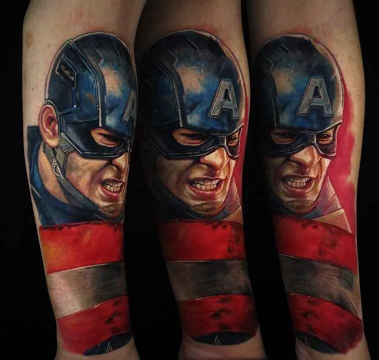 Tatuador Carlos Rojas cor, realismo preto e branco tatuagem | Тату-мастер Carlos Rojas цветной и черно-белый портретный реализм татуировки
