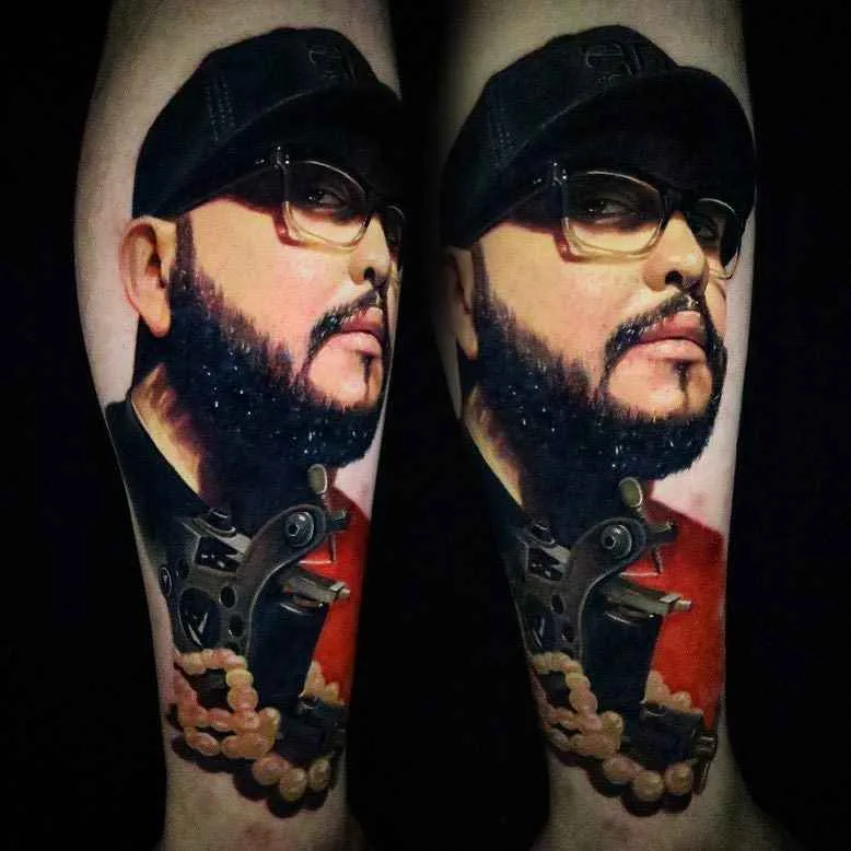Tatuador Carlos Rojas cor, realismo preto e branco tatuagem | Тату-мастер Carlos Rojas цветной и черно-белый портретный реализм татуировки