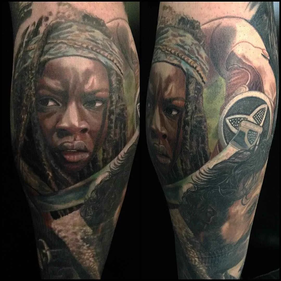Tatuador Carlos Rojas cor, realismo preto e branco tatuagem | Тату-мастер Carlos Rojas цветной и черно-белый портретный реализм татуировки