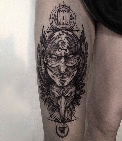 Тату эскиз #4647 Тату мастер Кристина Дармаева