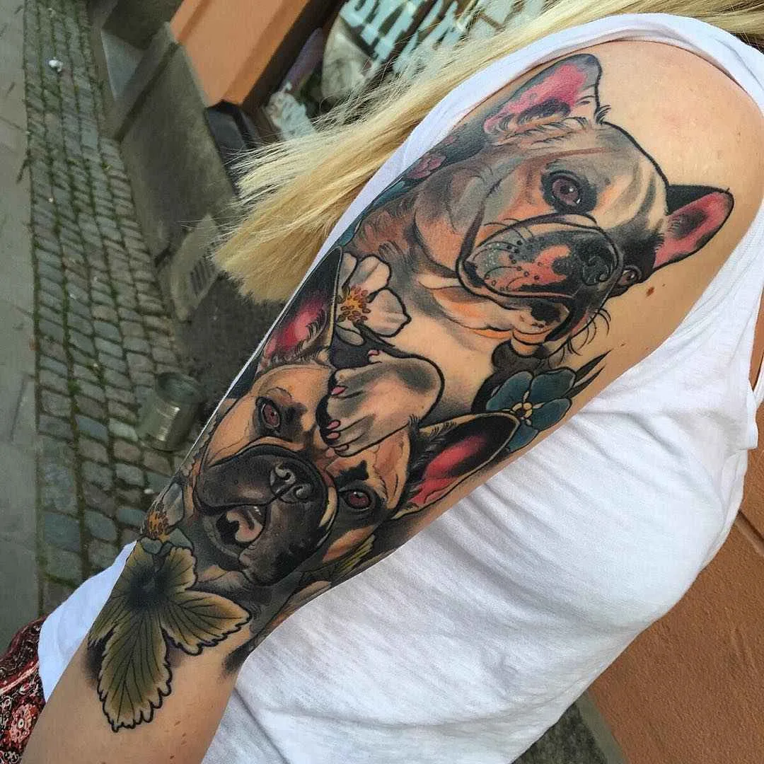 Тату-мастер Aniela Dahlgren Fruduva неотрадиционные цветные татуировки нью скул | Tattoo artist Aniela Dahlgren Fruduva neo traditional color tattoo new school tom sellek tattoo