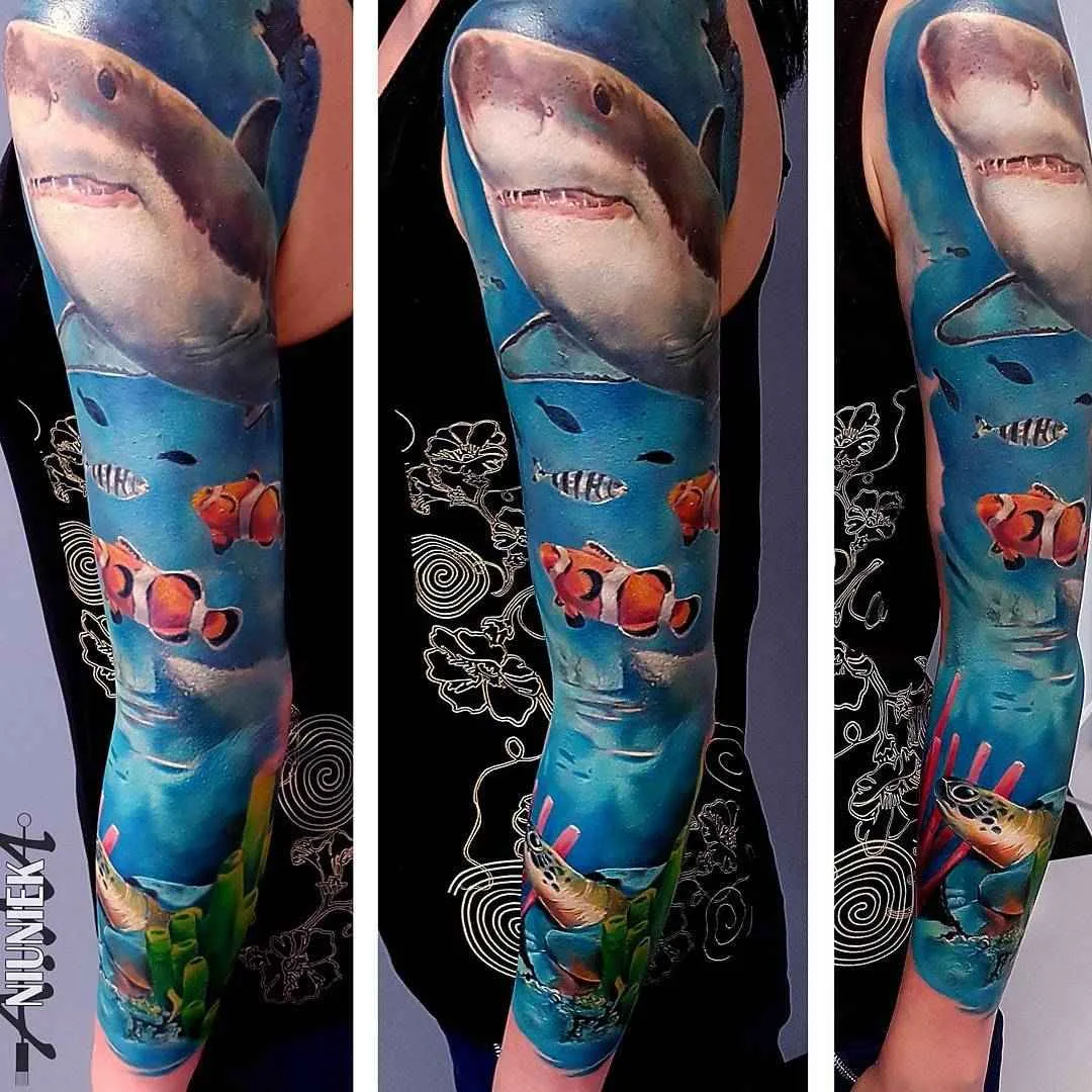 Tattoo artist Andrzej Niuniek Misztal color realism tattoo | Тату-мастер Andrzej Niuniek Misztal реализм татуировки, цветной портретный реализм