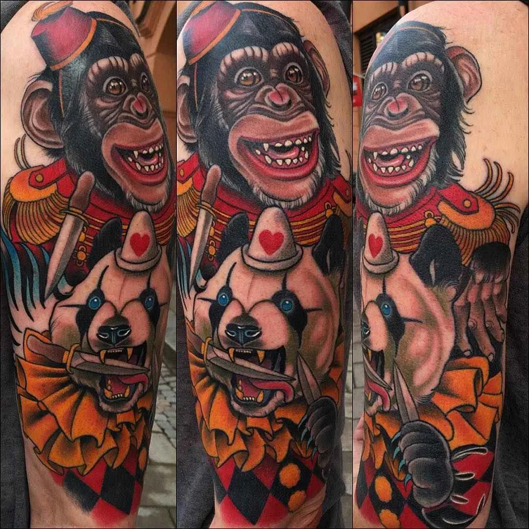 Тату-мастер Aniela Dahlgren Fruduva неотрадиционные цветные татуировки нью скул | Tattoo artist Aniela Dahlgren Fruduva neo traditional color tattoo new school tom sellek tattoo