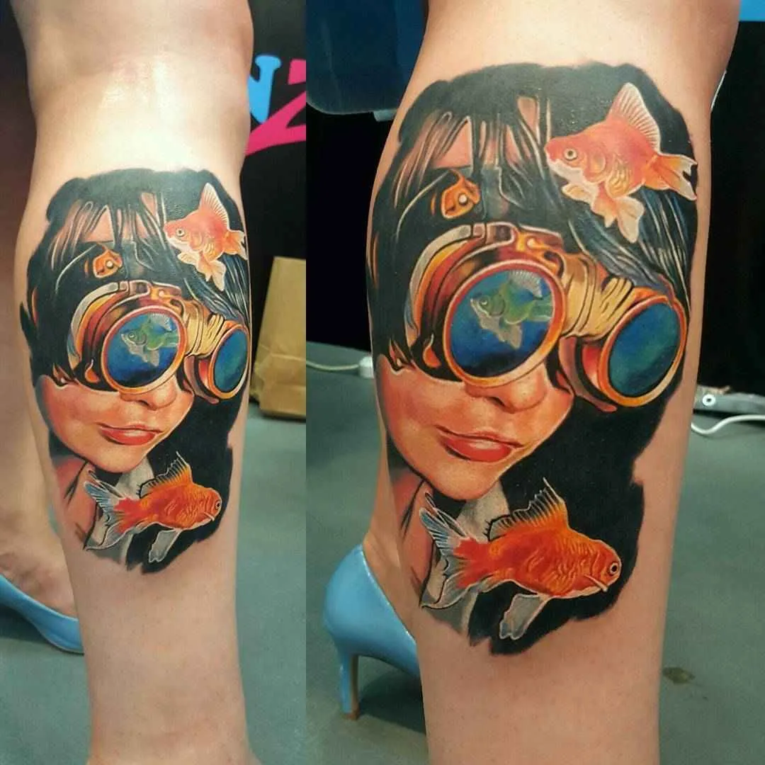 Tattoo artist Vasily Suvorov color realism tattoo | Тату-мастер Василий Суворов реализм татуировки, цветной портретный реализм