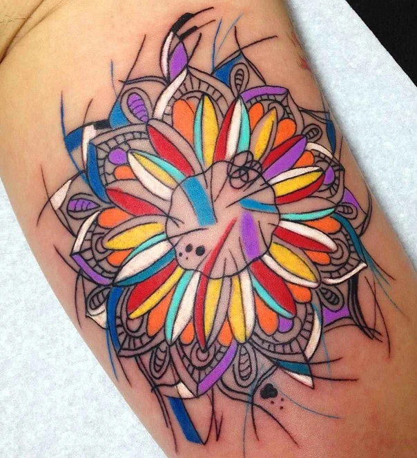 Mandala Mandala tattoo on Forearm