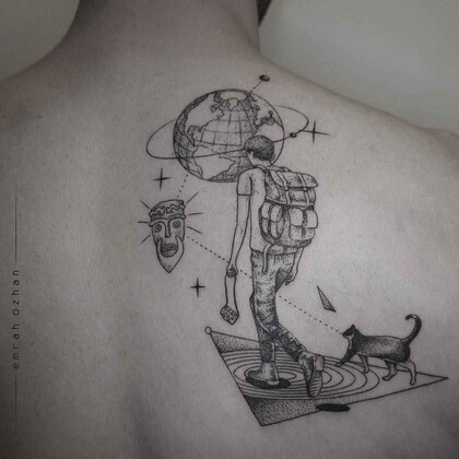 Тату эскиз #3131 Тату мастер Emrah Ozhan