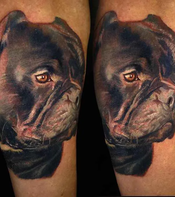 black and grey realism Tatuagem em calf #4362 | Tatuador Carlos Rojas
