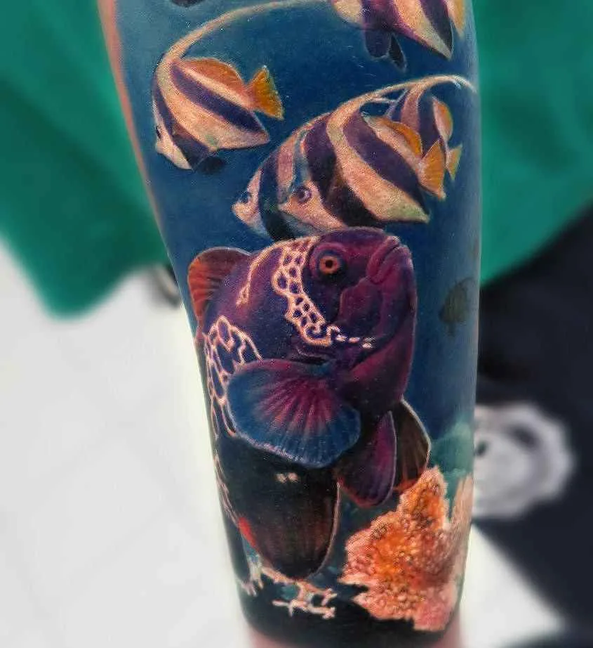 Tattoo artist Vasily Suvorov color realism tattoo | Тату-мастер Василий Суворов реализм татуировки, цветной портретный реализм