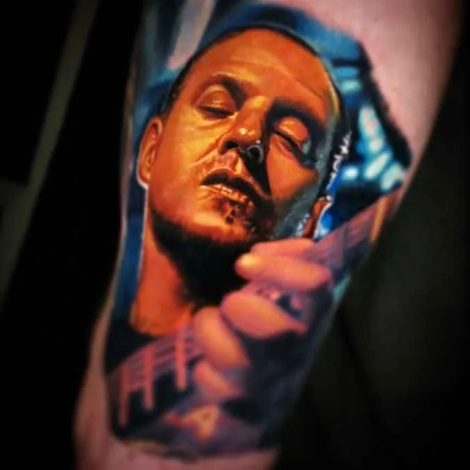 Tatuador Carlos Rojas cor, realismo preto e branco tatuagem | Тату-мастер Carlos Rojas цветной и черно-белый портретный реализм татуировки