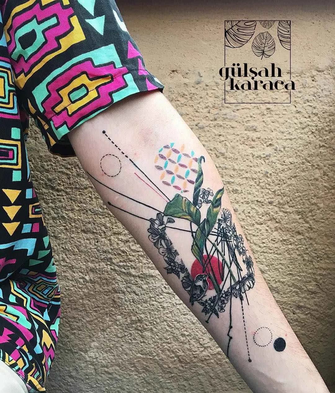 Tattoo artist Gülşah Karaca color, surrealism6 abstract, design tattoo | Тату-мастер Gülşah Karaca цветные, абстрактные, сюрреалистичные дизайн татуировки