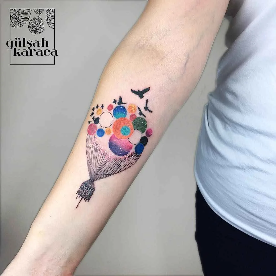 Tattoo artist Gülşah Karaca color, surrealism6 abstract, design tattoo | Тату-мастер Gülşah Karaca цветные, абстрактные, сюрреалистичные дизайн татуировки