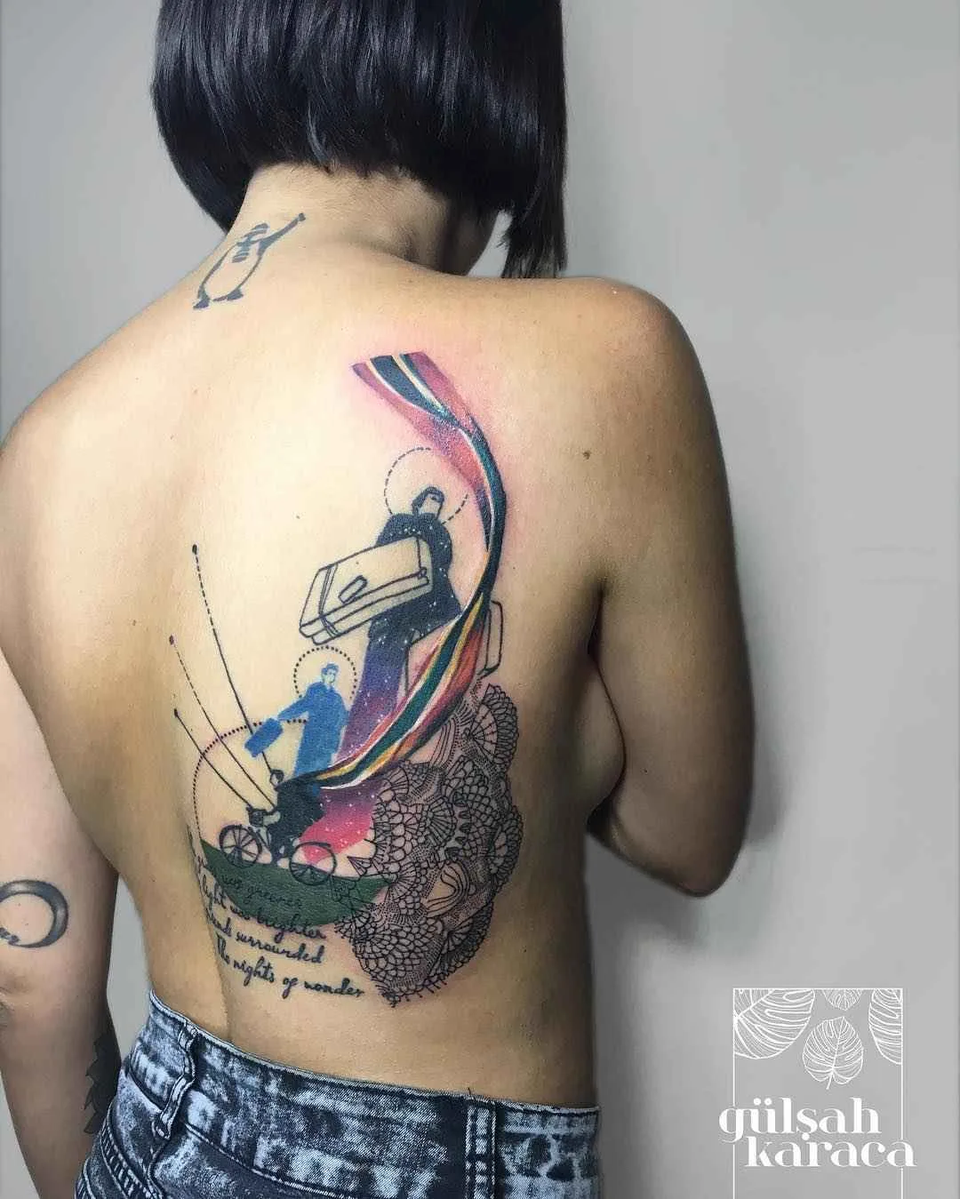 Tattoo artist Gülşah Karaca color, surrealism6 abstract, design tattoo | Тату-мастер Gülşah Karaca цветные, абстрактные, сюрреалистичные дизайн татуировки