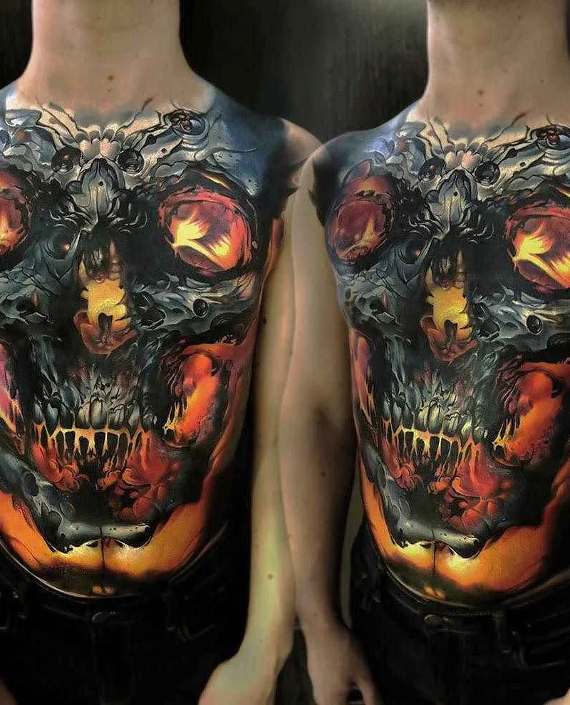 Tatuaggio realistico di Dima Gorbunov
