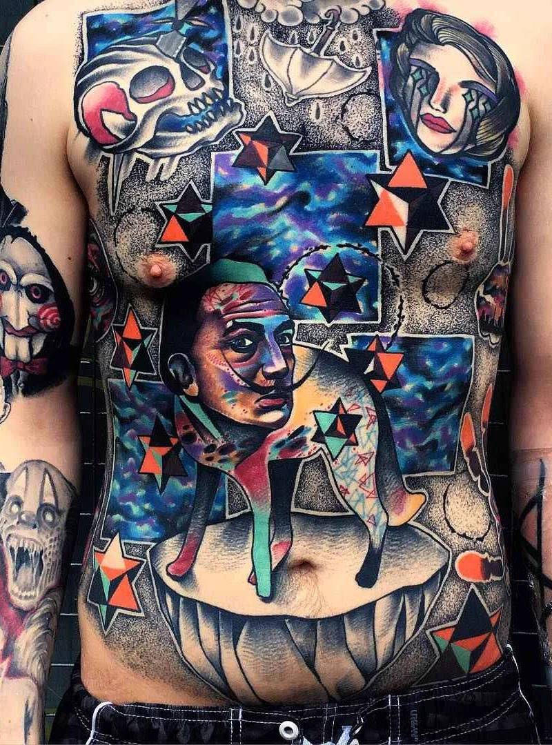 Surrealismo nei tatuaggi di Little Andy