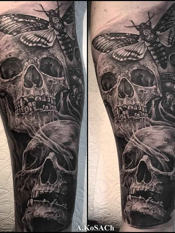 black and grey realism Tatuaggio su forearm #3361 | Tatuatore Александр Косач