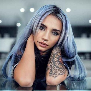 🔥 Горячие фото, портфолио модели  #3079 Тату модель Felisja Piana