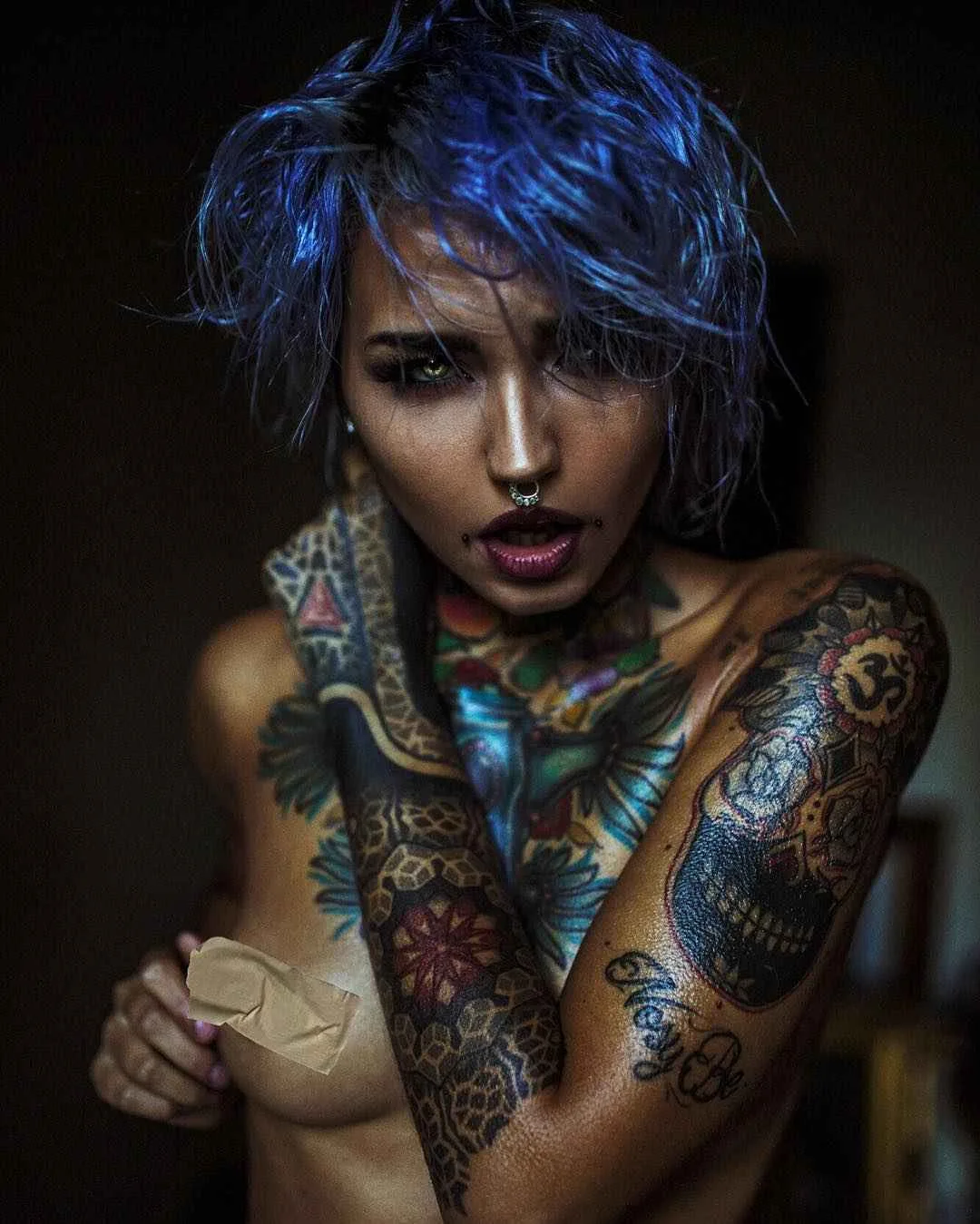 Alternative female tattoo model Felisja Piana | Тату модель Felisja Piana